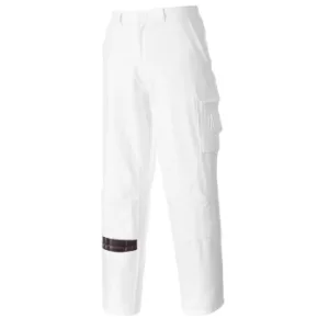 Image of Portwest Painters Trousers White Extra Small 31"