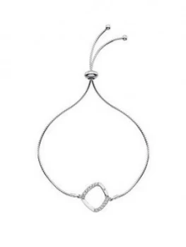 Image of Hot Diamonds Behold White Topaz Bracelet