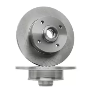 Image of RIDEX Brake disc Rear Axle 82B1102 Brake rotor,Brake discs VW,SEAT,GOLF III (1H1),GOLF II (19E, 1G1),Polo Schragheck (6N1),PASSAT Variant (3A5, 35I)