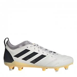 Image of adidas Malice Elite Soft Mens Rugby Boots Soft Ground - White/Orange
