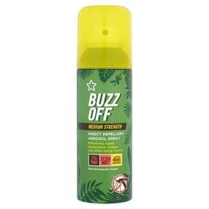 Image of Superdrug Buzz Off Medium Strength Insect Repellent 125ml