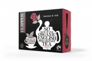 Image of Clipper Organic FT English Breakfast Tea 80 bag