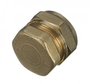 Image of Wickes Microbore Compression Stop End Cap - 8mm