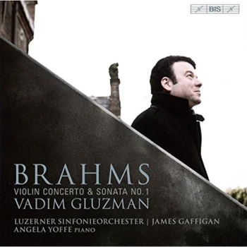 Image of Vadim Gluzman - Brahms: Violin Concerto & Sonata No. 1 CD