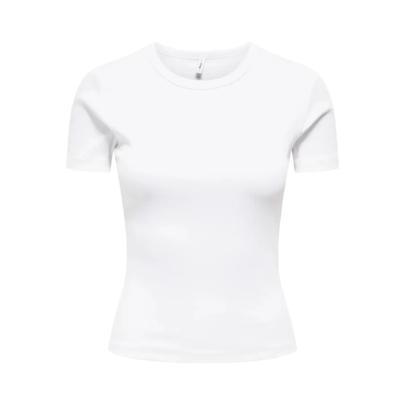 Image of Only Womens T-Shirt Only Val O-neck Blanc Female S