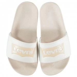 Image of Levis Batwing Sliders - Pink/White