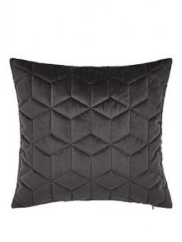 Image of Content By Terence Conran Pavillion Feather Filled Cushion In Grey