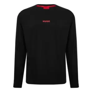 Image of Hugo Linked LS-Shirt 10241810 01 - Black