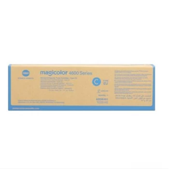 Image of Konica Minolta A0DK451 Cyan Laser Toner Ink Cartridge