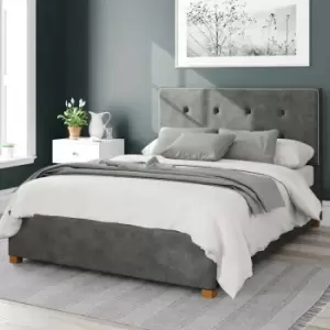 Image of Aspire Presley Ottoman Bed, Kimyo Linen Granite Double