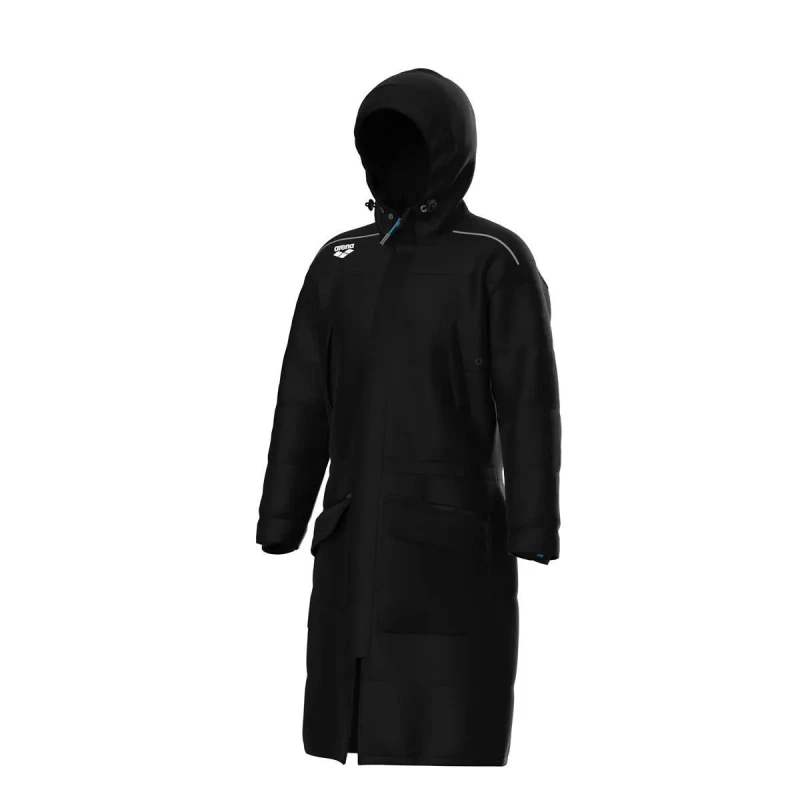 Image of Parka Arena Team Solid Noir Unisex S