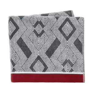Image of Bedeck of Belfast Siya BCI Cotton Towel - Charcoal
