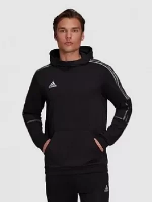 Image of Adidas Mens Tiro Training Hoody, Black Size M Men
