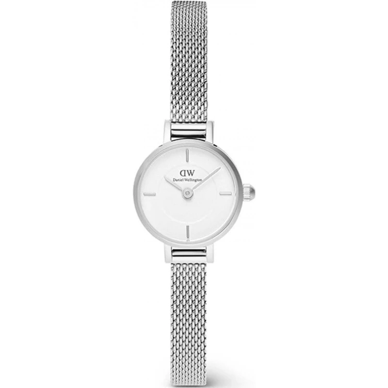 Image of Daniel Wellington Petite Mini 19 Sterling Silver White Dial Womens Watch DW00100746 DW00100746
