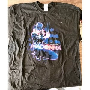 Image of Madonna - Pole European Tour Unisex X-Large T-Shirt - Black