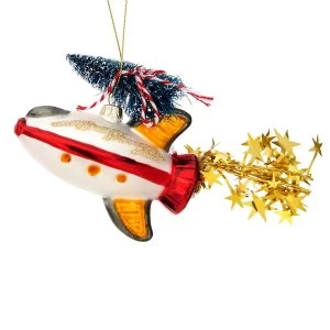 Image of Sass & Belle Rocket with Christmas Tree Shaped Bauble
