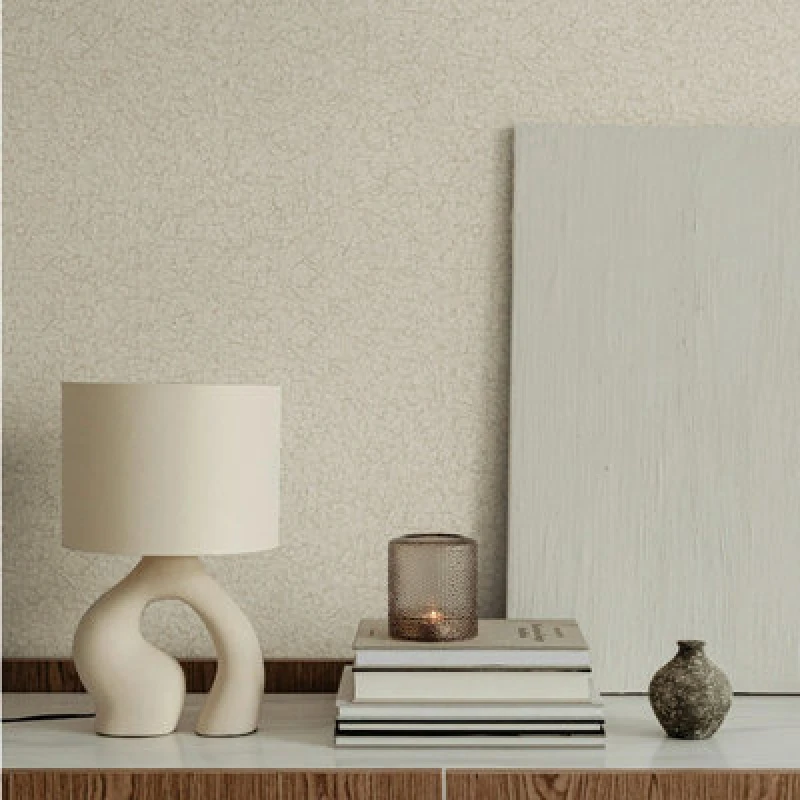 Image of Boutique Echo Texture Chalk Wallpaper Wallpaper One size White 72717101000