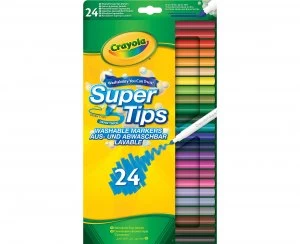 Image of Crayola Supertips Washable Pens Pack of 24