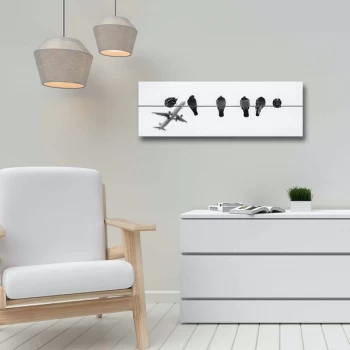 Image of 30902019C - 016 Multicolor Decorative Canvas Painting