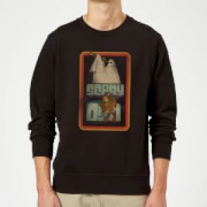 Image of Scooby Doo Retro Ghostie Sweatshirt - Black