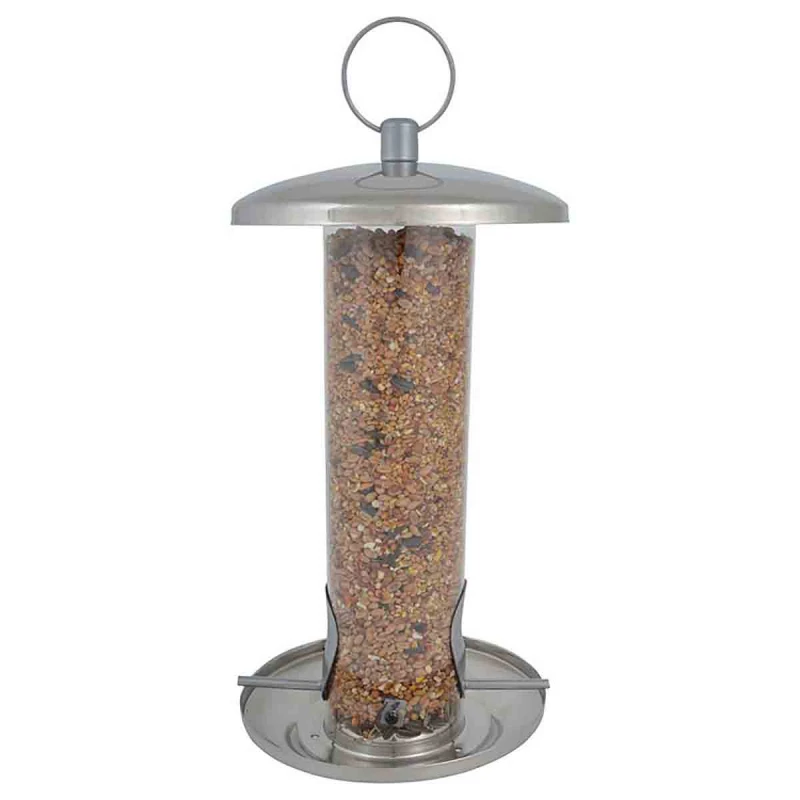 Image of Fallen Fruits Stainless Steel Bird Seed Feeder