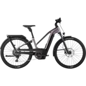 Image of Cannondale Tesoro Neo X 1 ST 2022 Hybrid Bike - Purple