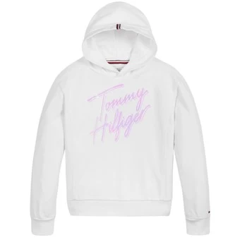 Image of Tommy Hilfiger KG0KG05891-YBR Girls Childrens Sweatshirt in White years,5 years,6 years