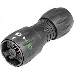 Image of Binder 99 0771 002 08 Bullet connector Plug straight Series connectors NCC Total number of pins 8