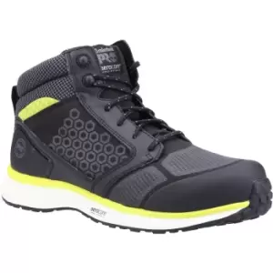 Image of Timberland Pro Mens Reaxion Mid Composite Safety Boots (6 UK) (Black/Yellow)
