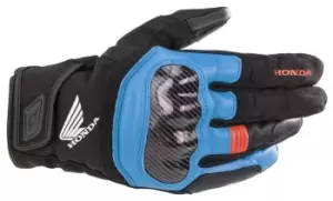 Image of Alpinestars Honda Smx Z Drystar Glove Black Blue Bright Red M