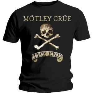 Image of Motley Crue - The End Unisex Medium T-Shirt - Black