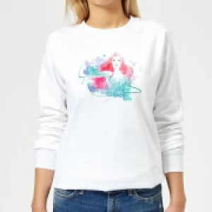 Image of Aquaman Mera First Princess Womens Sweatshirt - White - L