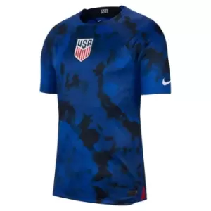 Image of Nike USA Away Match 2022 2023 Shirt - Blue