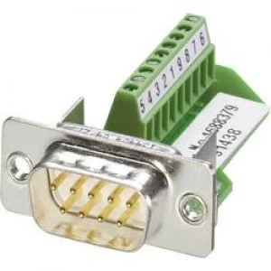 Image of D SUB plug 180 Number of pins 9 Screws Phoenix Contact