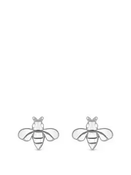Image of Simply Silver Sterling Silver 925 Polished Bee Stud Earrings