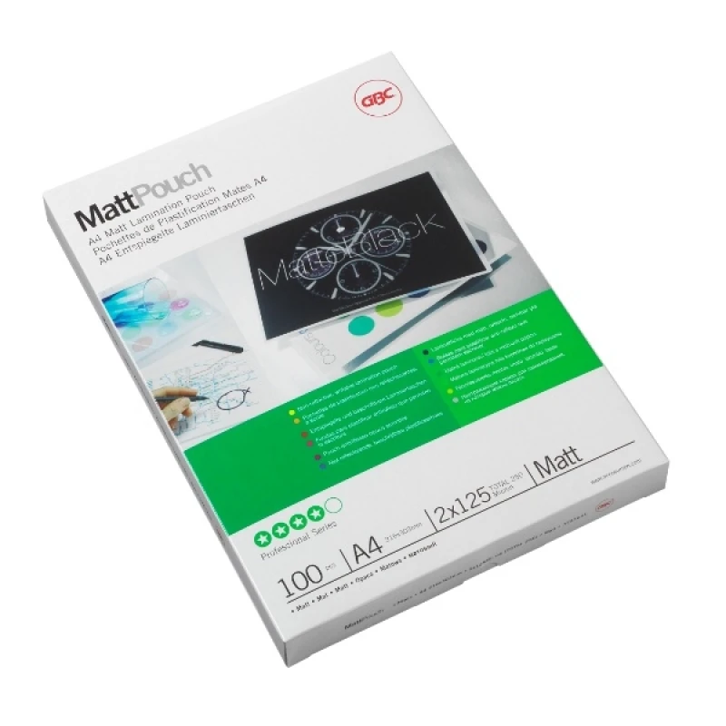 Image of GBC Lamination Pouch A3 Matt 125 Micron