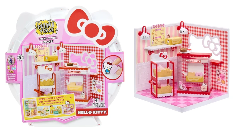 Image of MGA's Miniverse Make It Mini Spaces Hello Kitty - Building Set Customise DIY Crafts Rooms Hobby Collectors Display NOT Edible For Collectors a