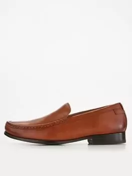 Image of Ted Baker Labi Leather Loafers, Tan, Size 9, Men