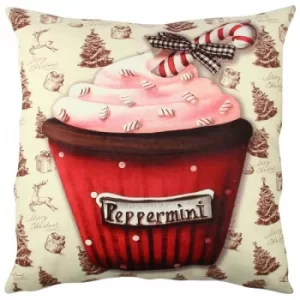 Image of A11886 Multicolor Cushion Peppermint