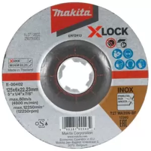 Image of X-Lock 115mm Grinding Disc WA36N - n/a - Makita