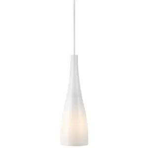 Image of Embla Slim Pendant Ceiling Light White, E27