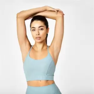 Image of USA Pro Branded Racer Back Sports Bra - Green