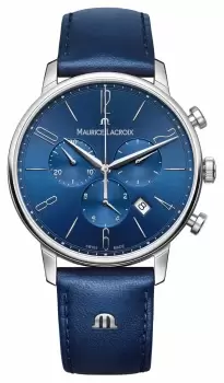Image of Maurice Lacroix EL1098-SS001-420-4 Eliros Chronograph Blue Watch
