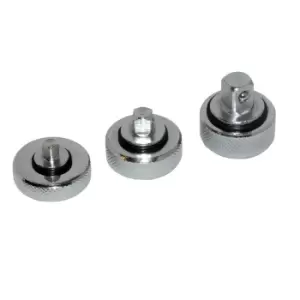 Image of Silverline Palm Ratchet Set 3pce 1/4, 3/8 & 1/2" 380552