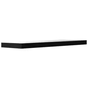 Image of Floating Shelf Gloss Black 900x235x38mm