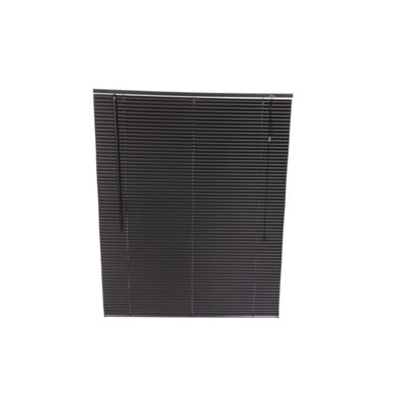 Image of Oypla PVC Black Venetian Window Blinds with Fixings Black unisex