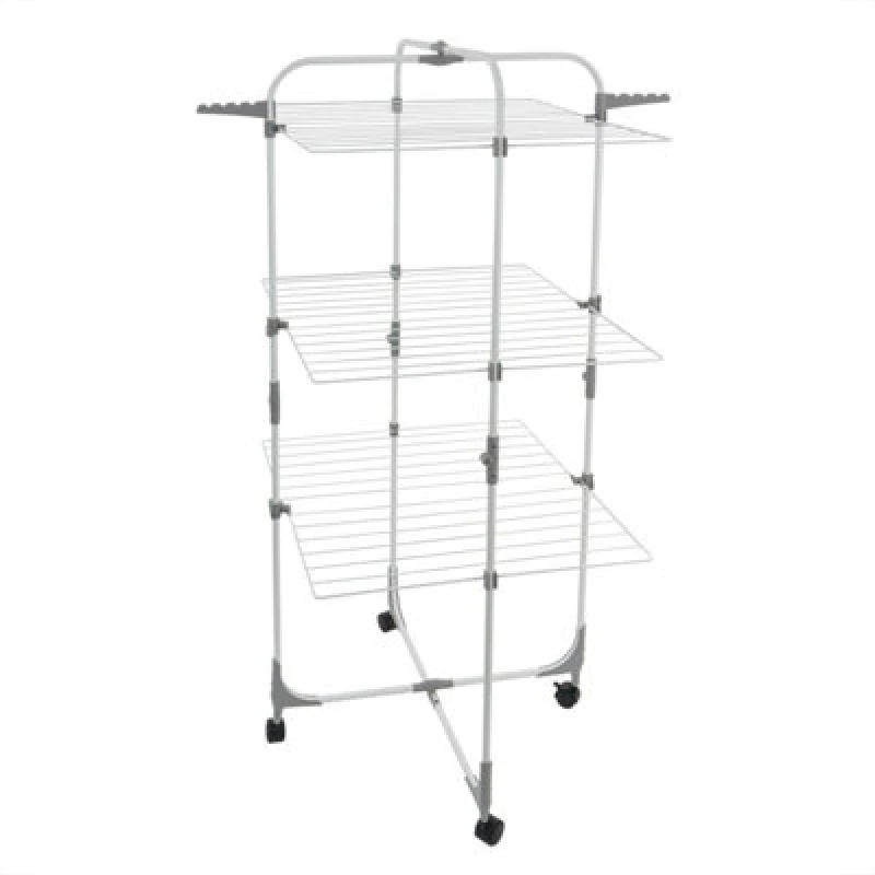 Image of Jvl Foldable 3 Tier Drying Rack, White