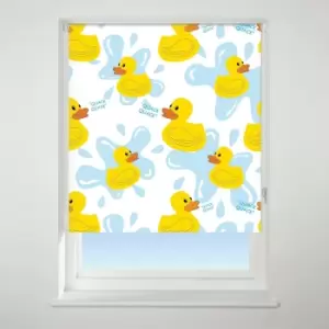 Image of Universal Patterned Quack Quack Yellow Daylight Roller Blind Yellow