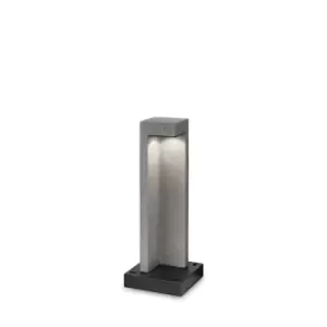 Image of Titano Integrated LED Outdoor Bollard Lamp 1 Light Granite 3000K IP55