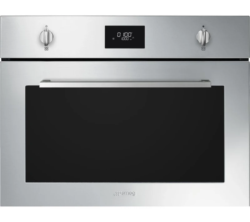 Image of Smeg Smeg SO4401M1X 800W Built In Microwave - Stainless Steel